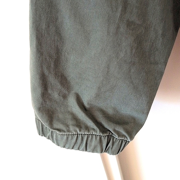 GAP Mens XL Zip Up Bomber Jacket Green Preppy Casual Contemporary Minimalist - Picture 4 of 8